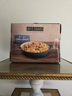 4.7 QT Oval Gratin