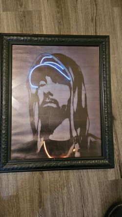 Framed Canvas Print Of Eminem 