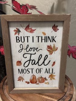 But I think I love fall most of all.  Fall decor.  Autumn