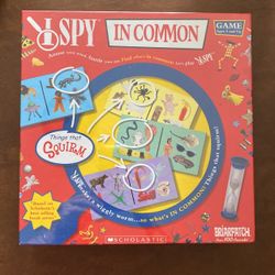 I Spy In Common Kids Children Family Fun Game Scholastic Brand NEW Sealed