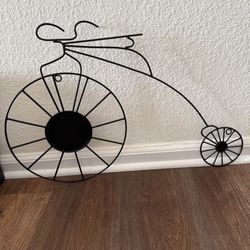 Vintage Wire Bicycle Wall Decor