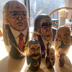 Antique Collectible, Soviet Union Nesting, Dolls