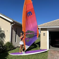 Beginner Windsurfer 