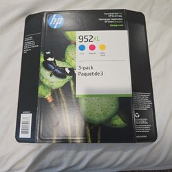 HP 952XL Printer Ink  3 Color Set