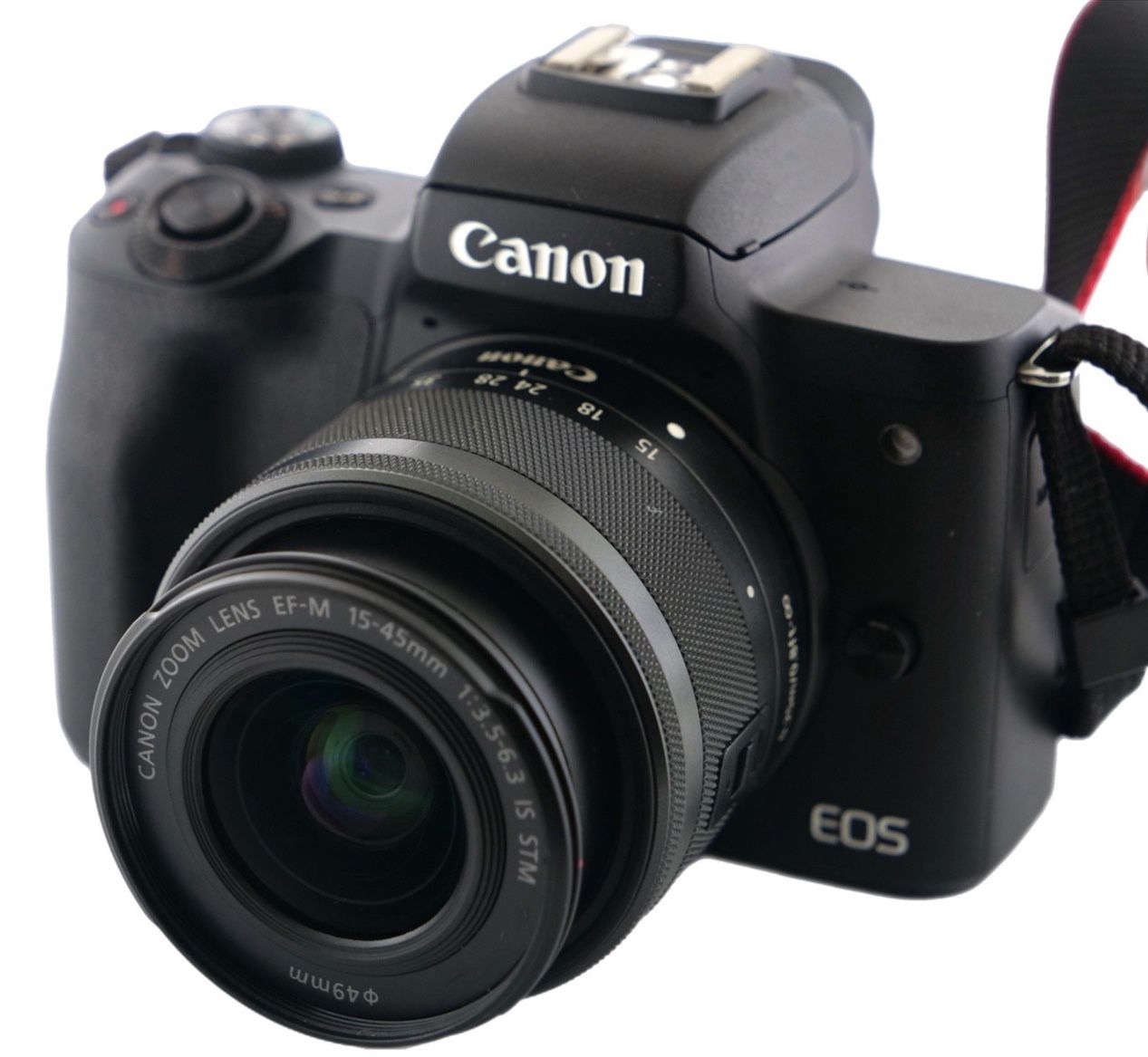 Canon EOS M50 Mark II 24.1MP 4K Mirrorless Digital Camera with 15-45mm Lens EF-M