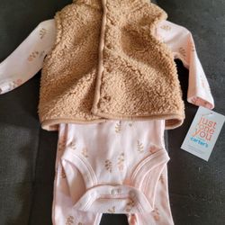 Newborn Carters Outfit 3piece