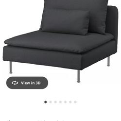 IKEA (3 sections, 1 Corner) Grey Sectional Couch