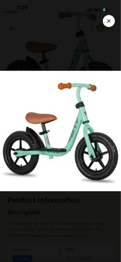 Joystar Balance Bike