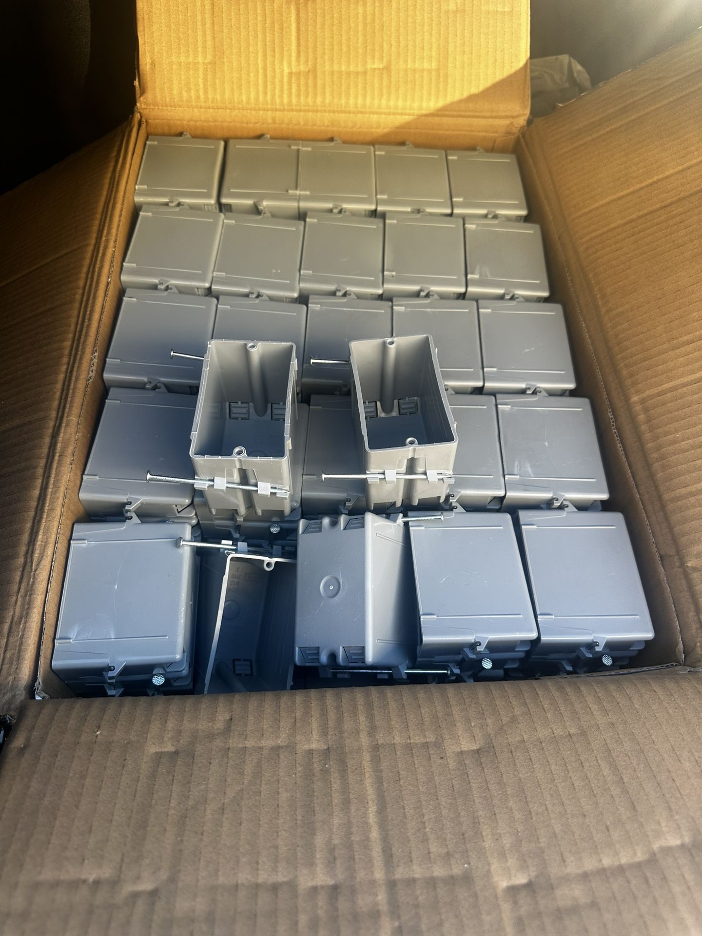 New Construction Electrical Gang Box