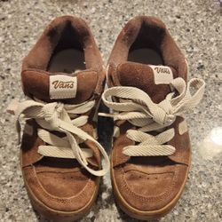 Vintage Brown Suade Vans