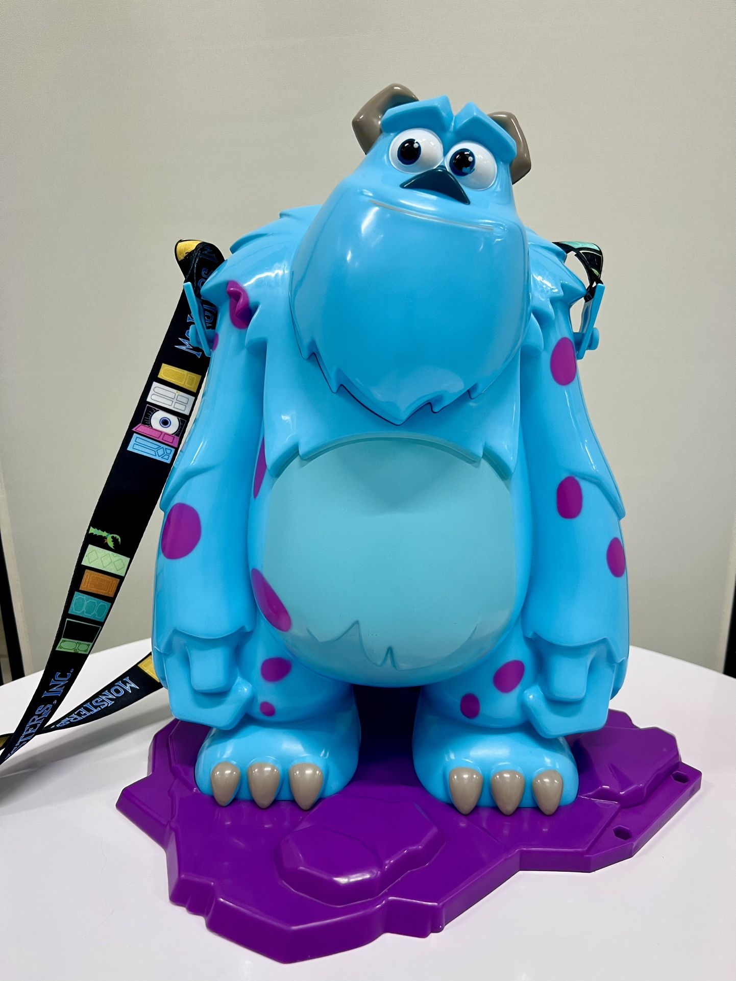 Disney Parks Pixar Monsters Inc Popcorn Bucket With Strap