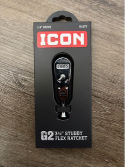 Icon 1/4 Stubby Flex Head Ratchet
