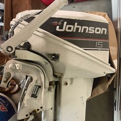 1989 Johnson 15 HP Long Shaft Outboard