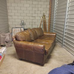 Restoration Hardware Lancaster Cocoa Sofa