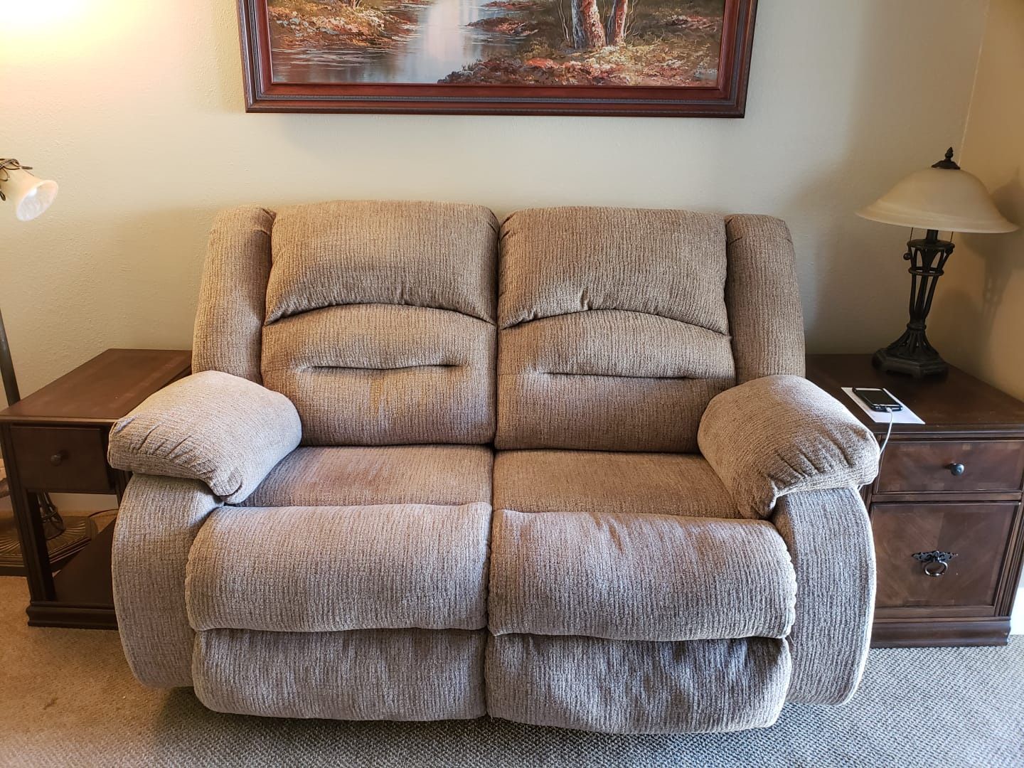 Beautiful & Comfortable Double Power Recliner 