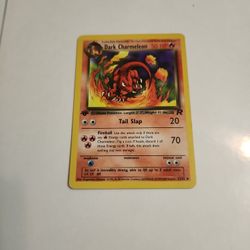 Dark Charmeleon Pokemon First Edition. 