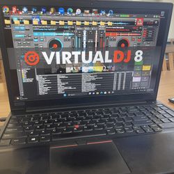 laptop LENOVO icore 5 1mil gigabytes ssd + 16gb RAM  Muy rápida  Ya trae programas y música  ✅VIRTUAL DJ 8 PRO ✅SERATO DJ PRO ✅FL Studio. Creosote de 