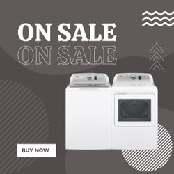 GE Top Load Washer and Dryer Set