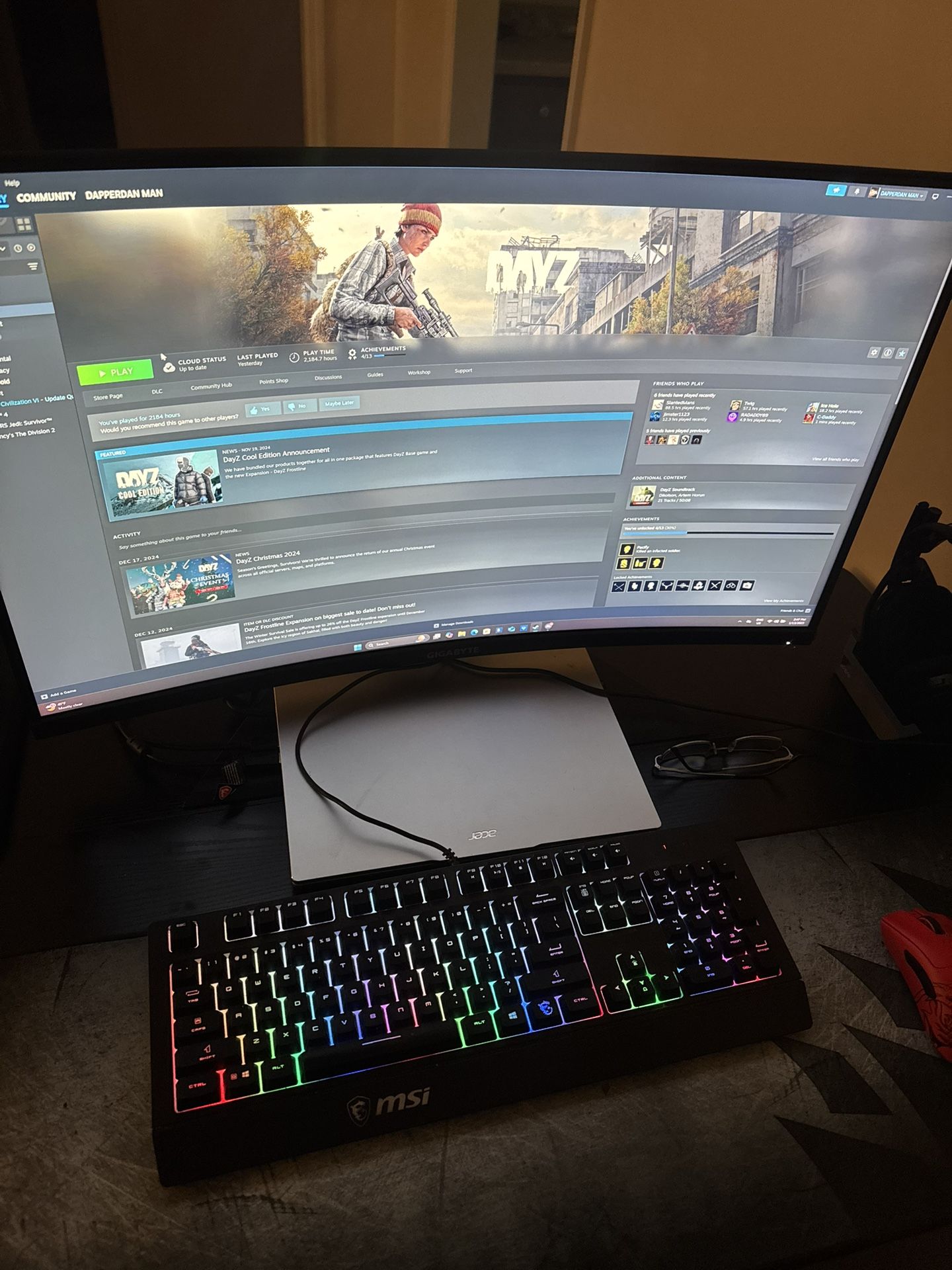 32” Curved 4K Monitor 144FPS