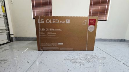 New 65 Inch Oled LG C5 Smart TV 4K UHD with 144 Hz refresh rate brand new in the box.