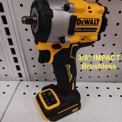 Dewalt New 3/8” Impact Wrench Brushless 