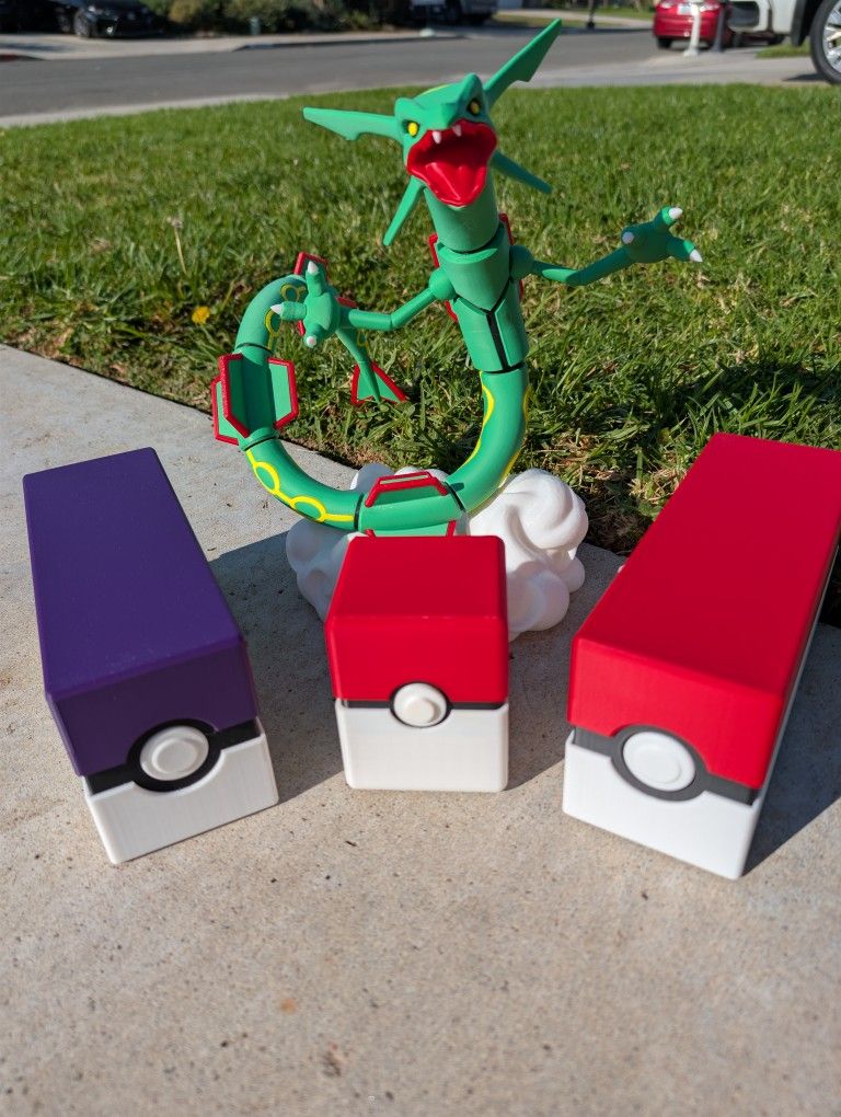 Pokemon Card Box Holder Case Storage 