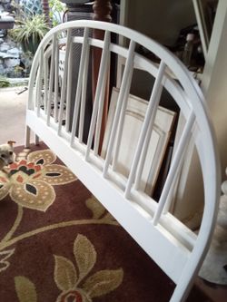 Full Size White Headboard$20