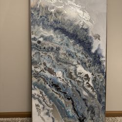 Abstract Wall Art - 48x24 inches