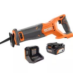 RIDGID 18V Cordless Reciprocating Saw Kit