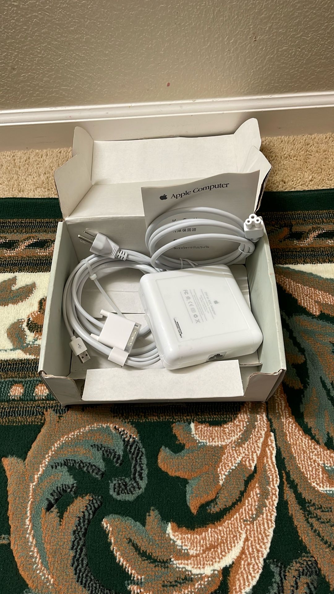 Apple Power Adapter DVI to ADC for Cinema Monitor Display A1006 EMC 1918 w/Cord