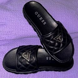Guess Slide Sandals - Black Size 10
