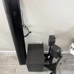 soundbar and subwoofer