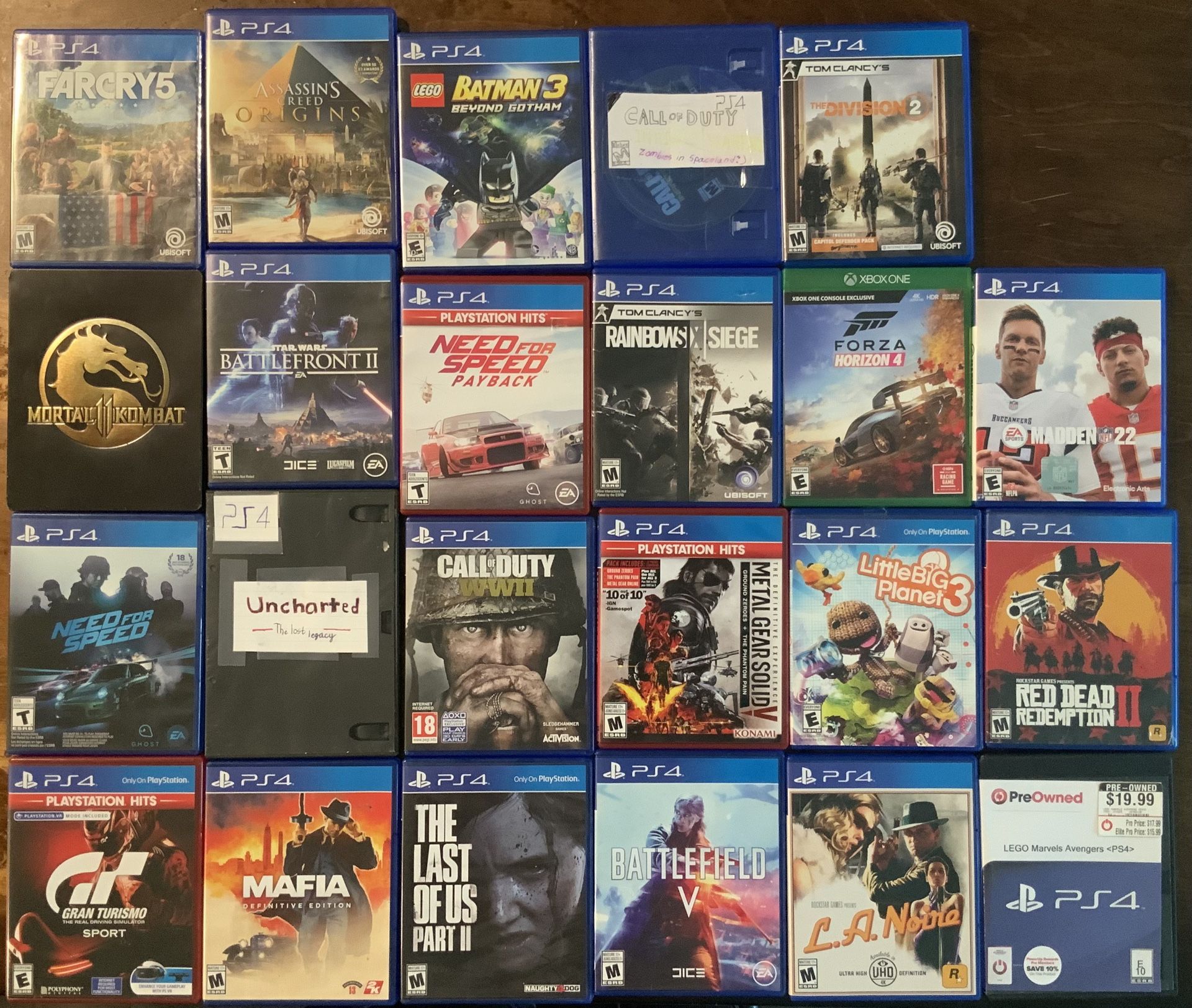 23 Console Games – Barely Used, Great Condition!