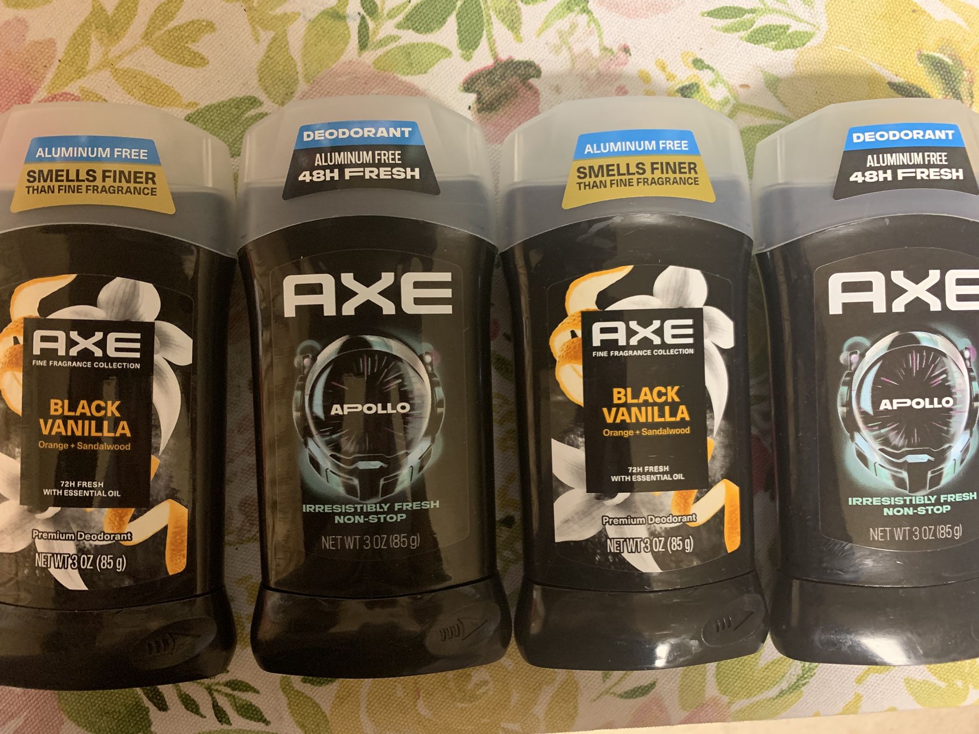 4/$12 Axe Deodorants