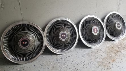 60's Chevrolet  Set Of 4 Hubcaps