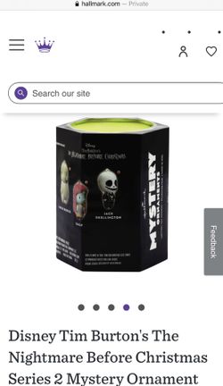 New Disney Tim Burton's The Nightmare Before Christmas Series 2 Mystery Ornament