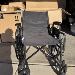 Brand New Wheelchair – 20” Wide Seat (Heavy Duty)