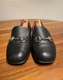 Gucci Black Leather Horsebit Slip On Loafers Women’s Size 36 Made in Italy