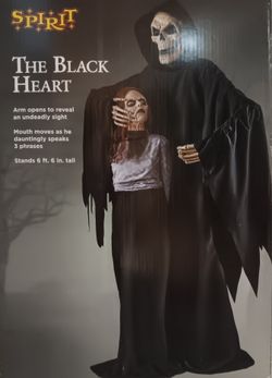 Spirit Halloween Black Heart Halloween Animatronic