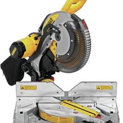 Sierra ingletadora eléctrica compuesta de 15 amperios de doble bisel de 12 pulgadas 
