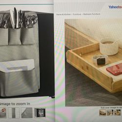 Dorm room combo Bedside Shelf & Over Fridge Caddy Organizer