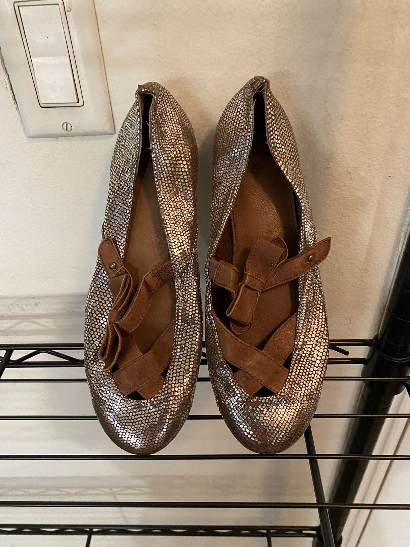 Lucky penny Rose Gold Flats
