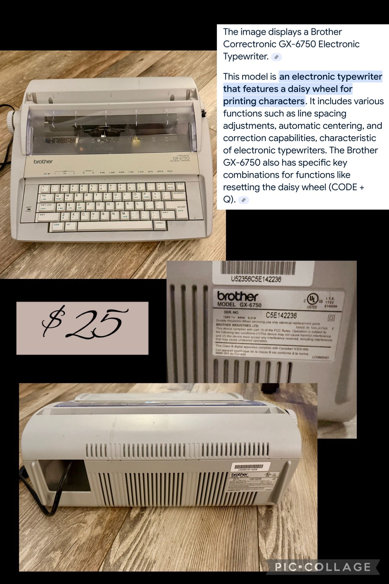 Electric Typewriter 