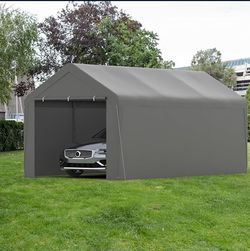 Carport 10x20 Dark Grey