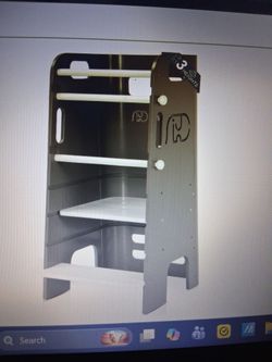 Toddlers standing Tower with Safety Rail