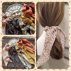 New Fall Anthropologie Ponytail Hair Scarf