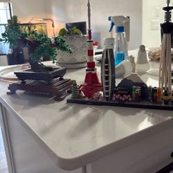 Lego’s.  Tokyo And Bonsai Tree. 