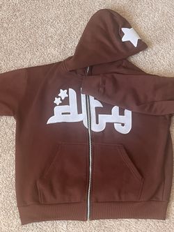 Divide The Youth Brown Full Zip