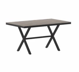 Metal X-Leg Table 78.7”x35.4”x28.7”e