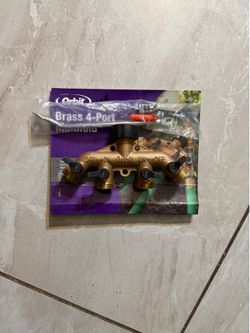 Brass 4 port